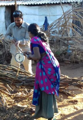 Weighing firewood