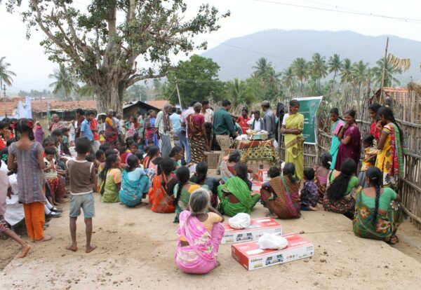 Information session in village