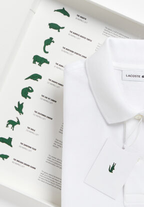 Lacoste Save Our Species Polo featuring Burmese Roofed Turtle